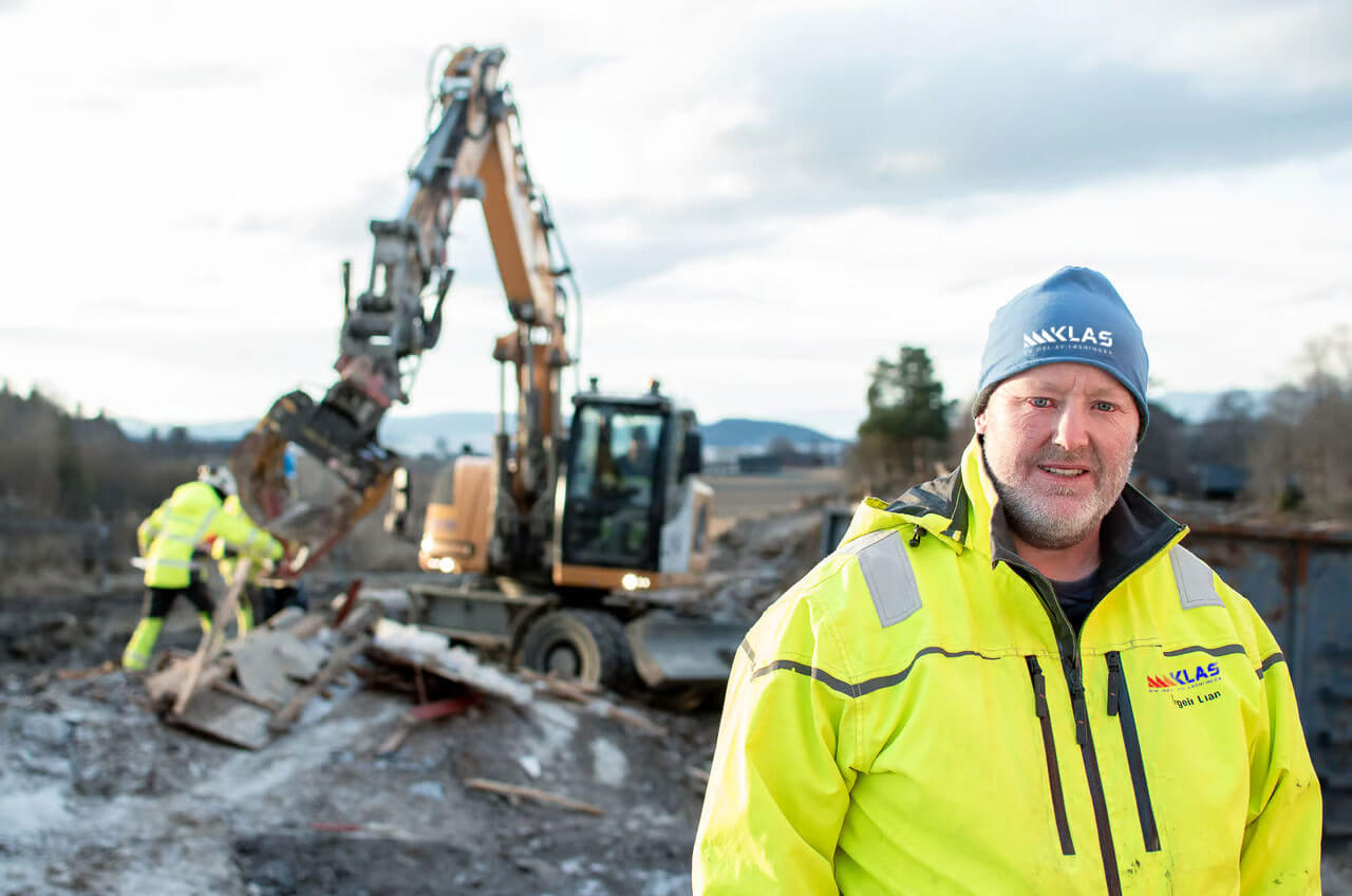 Torgeir Lian fra KLAS på oppdrag.