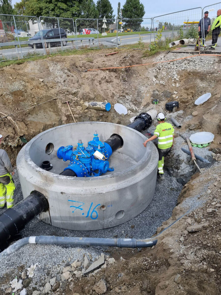 KLAS i gang med arbeid for vei, vann og avløp-system.