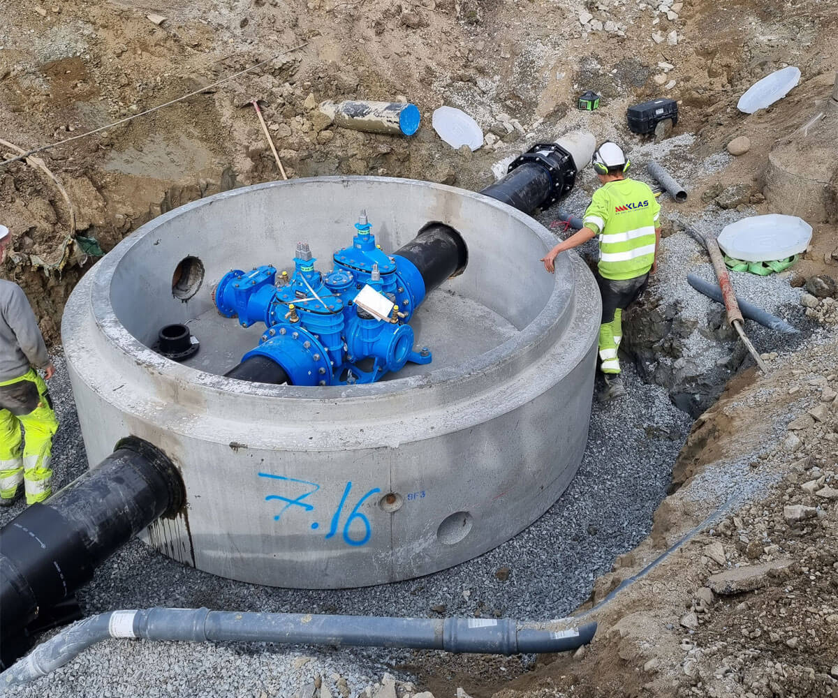 KLAS i gang med arbeid for vei, vann og avløp-system.